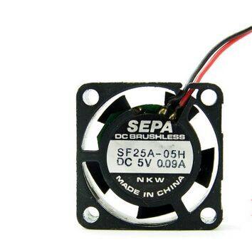 SEPA SF25A-05H 5V 0.09A  2510 2.5CM 2线笔记本静音散热风扇