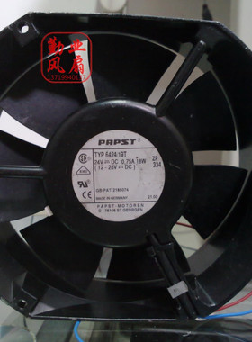 17250 PAPST西德 24V 散热风扇 TYP 6424N/19T 24V 0.75A 18W