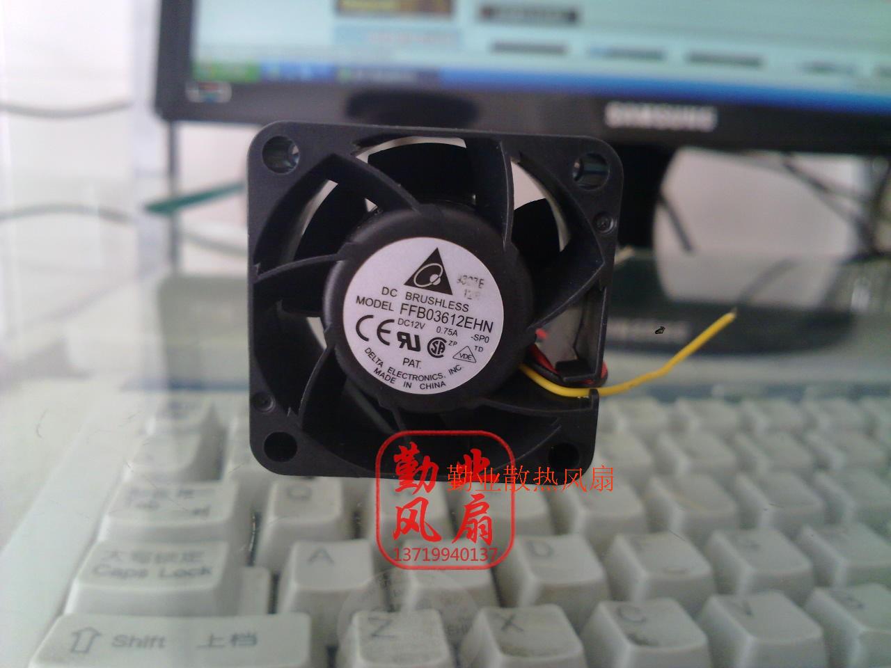 台达DELTA 3628微型暴力散热风扇 FFB03612EHN-9JA 12V 0.75A