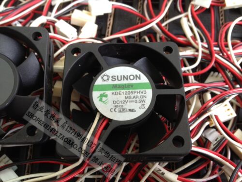 建准SUNON 5015 5CM/厘米 磁悬浮静音风扇 12V 0.5W KDE1205PHV3