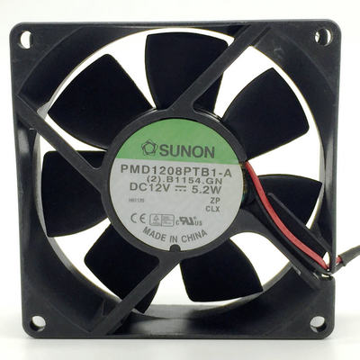 SUNON建准 PMD1208PTB1-A 8CM 8025 12V 5.2W 双滚珠散热风扇