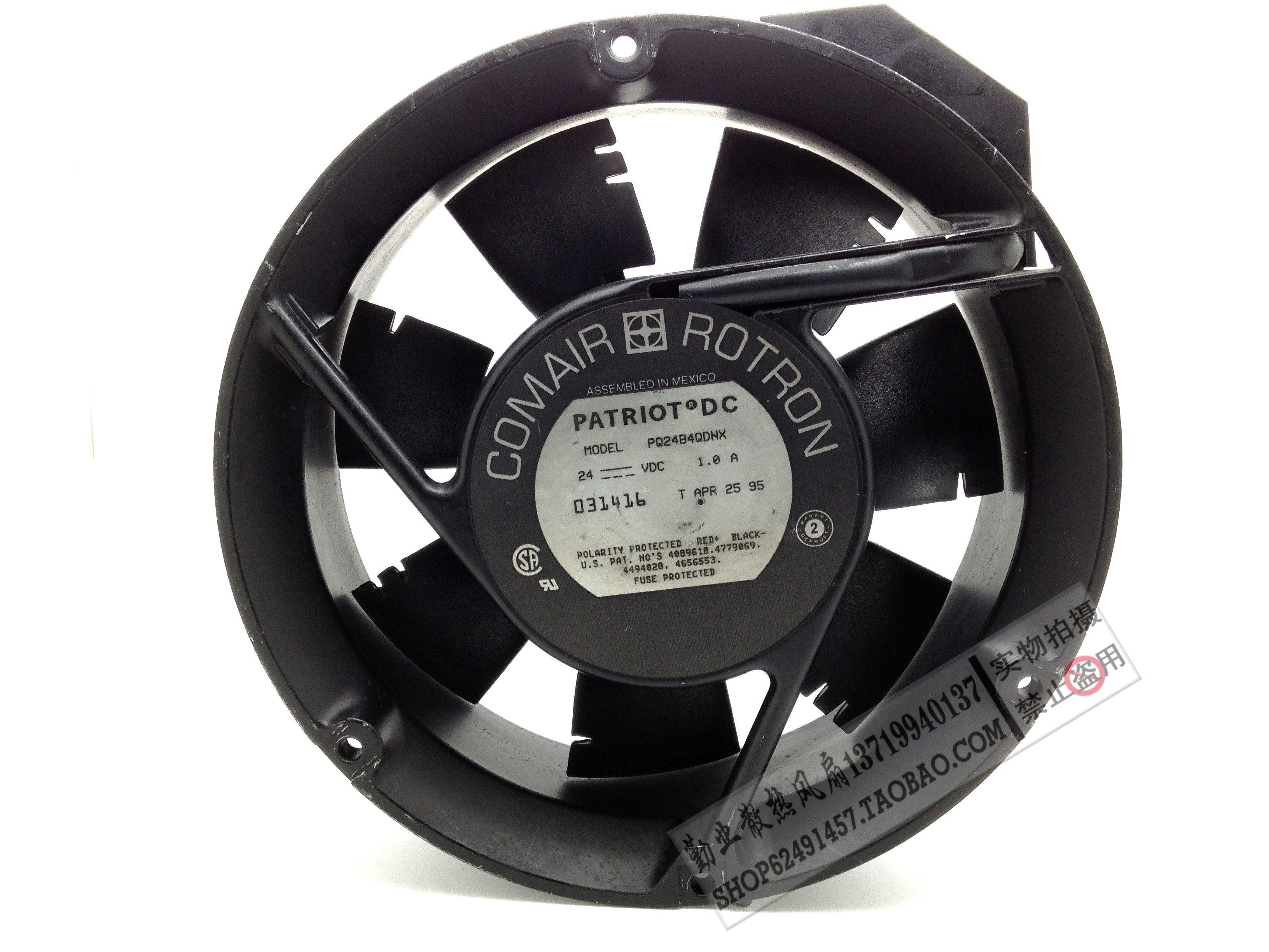 原装正品墨西哥COMAIR ROTRON 172*50MM PQ24B4 24V 1A散热风扇