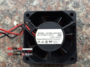 2410ML 6025 05W B70 0.25A大风量双滚珠风扇 原装 24V NMB