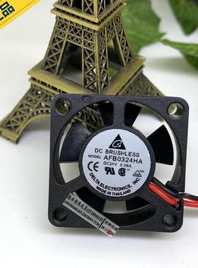 全新台达 AFB0324HA 微型 3CM 3010 24V 0.08A 2线变频器散热风扇