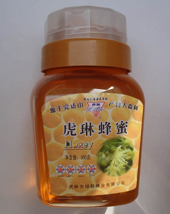 虎琳蜂蜜500克一瓶 買(mǎi)七贈(zèng)一東北黑龍江雞西虎林綠都蜂業(yè)椴樹(shù)雜花