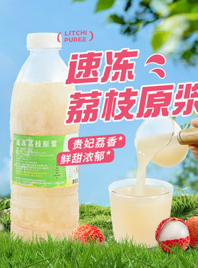 饮力健冷冻荔枝汁果肉原浆