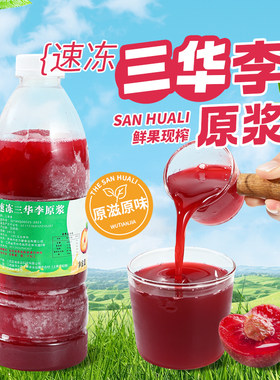 饮力健速冻三华李原浆
