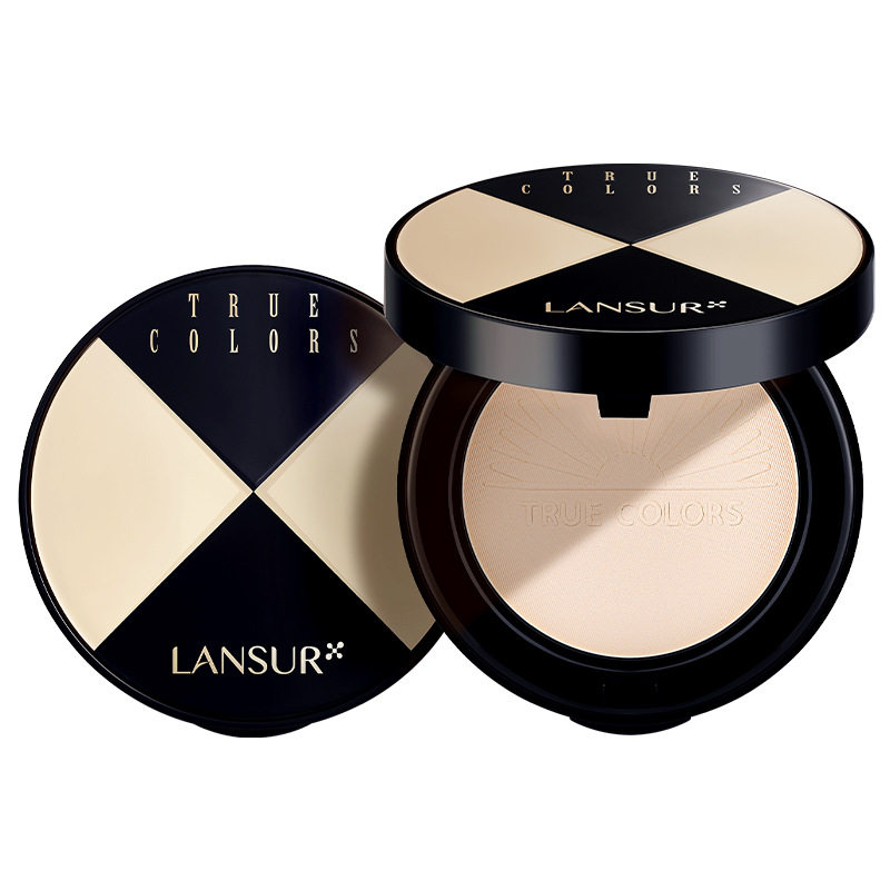 LANSUR/兰瑟粉饼 保湿遮瑕干湿蜜粉干粉粉底膏修颜粉粉底膏正品