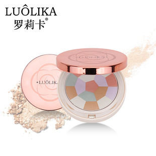 罗莉卡幻彩俏脸高光修容粉 LUOLIKA粉饼隔离遮瑕粉底干粉提亮修颜