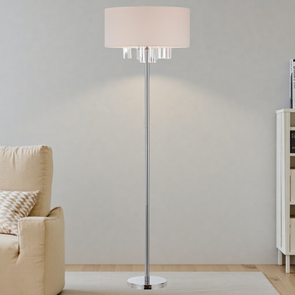 外贸出口现代简约金属落地灯客厅卧室书房装饰灯创意轻奢立式台灯