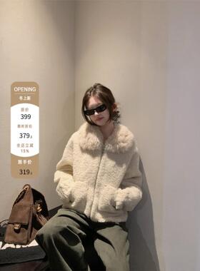 opening自制【11/10 20点】冬日暖绒 毛领保暖厚款韩系羊羔毛外套