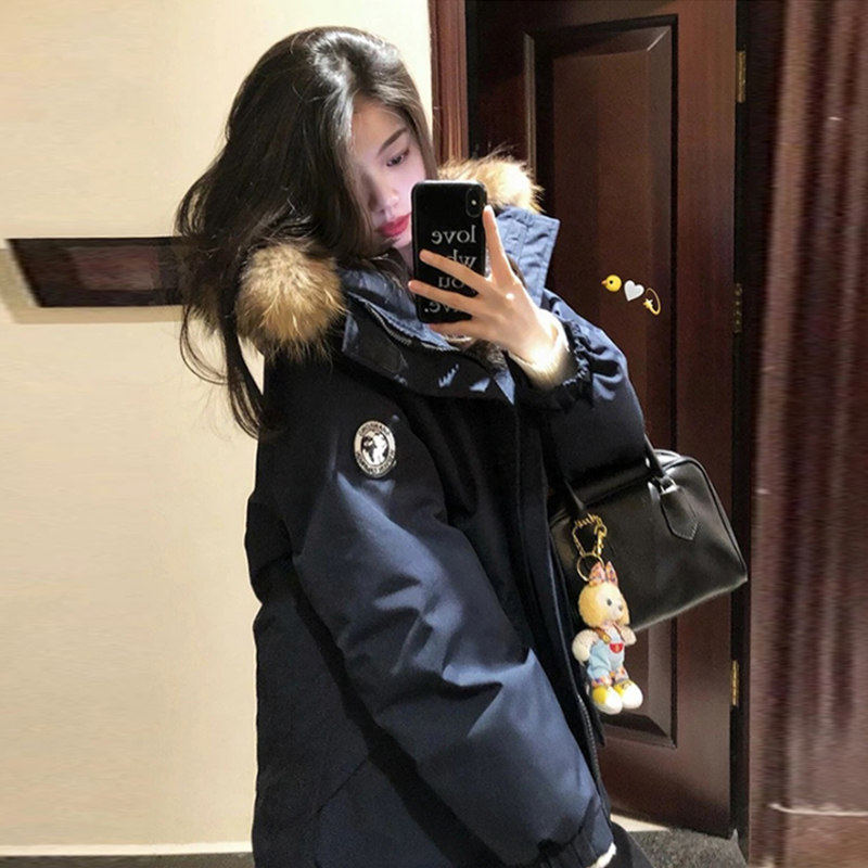 2025年新款冬季棉衣女工装复古派克服韩系羽绒棉服棉袄小个子外套