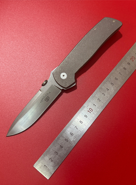 意大利进口FOX狐狸特佐拉Terzuola钛柄Magnacut钢GANGSTER折叠刀