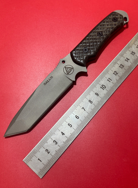 美国进口COMBATIVE EDGE CPM3V 战术直刀一体龙骨露营户外生存刀