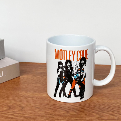 Motley Crue乐队美国重金属摇滚周边陶瓷马克杯水杯子咖啡杯
