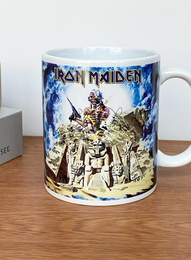 铁娘子乐队埃及金字塔纪念款水杯子重金属IRON MAIDEN陶瓷杯