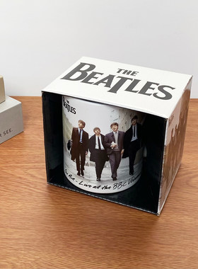 英国披头士甲壳虫摇滚乐队周边水杯子陶瓷马克杯The Beatles