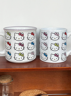 凯蒂猫Hello Kitty可爱卡通水杯陶瓷马克杯kt猫咖啡杯