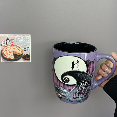 圣诞夜惊魂南瓜王杰克莎莉马克杯