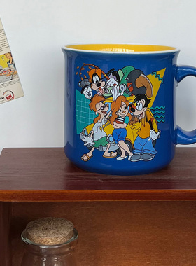 卡通动画高飞家族Goof Troop周边马克杯陶瓷水杯礼物杯550ml