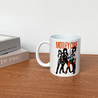 Motley Crue band American heavy metal rock peripheral ceramic mug cups, coffee cups thumbnail 4