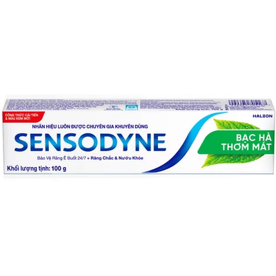 越南版SENSODYNE牙膏薄荷保护牙齿多效护理牙龈净白牙膏100g