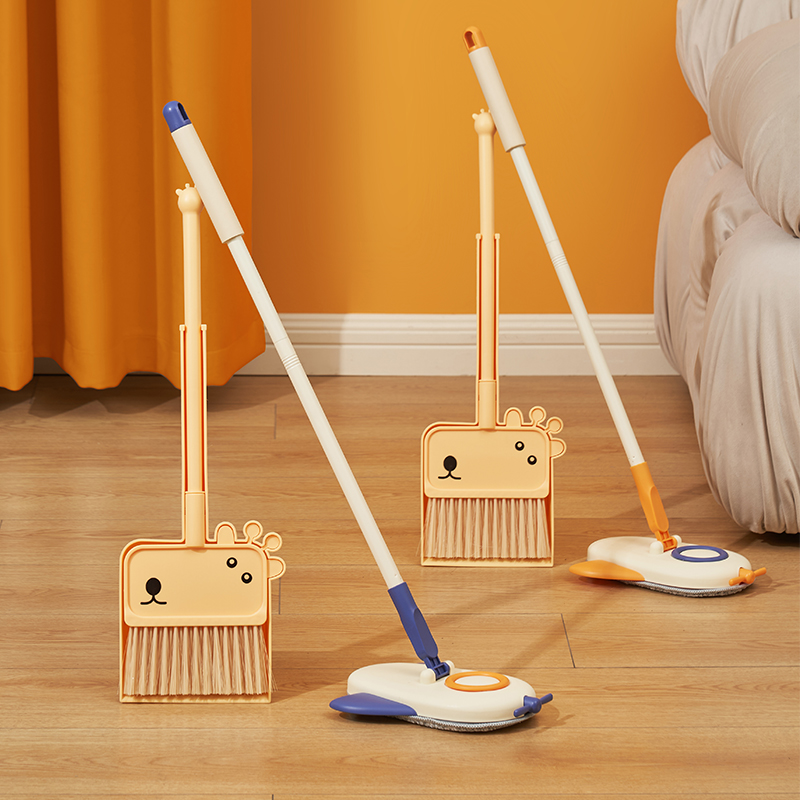 儿童可爱扫把簸箕拖把套装