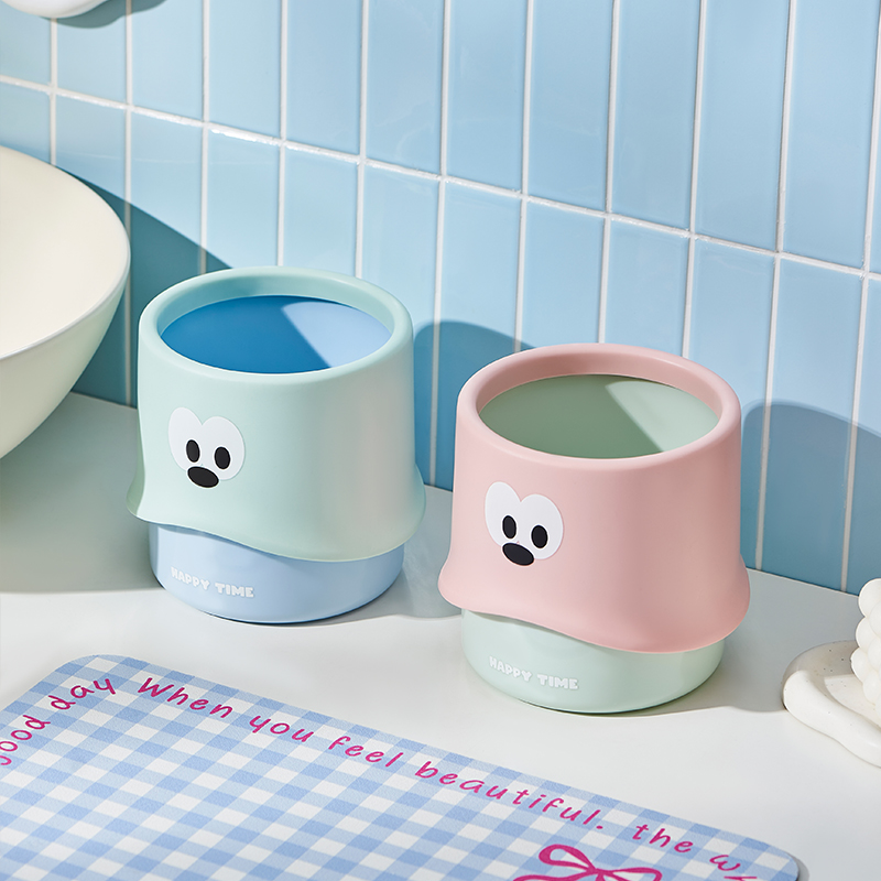 桌面垃圾桶创意可爱高颜值书桌办公室台面餐桌茶几无盖卧室小纸篓