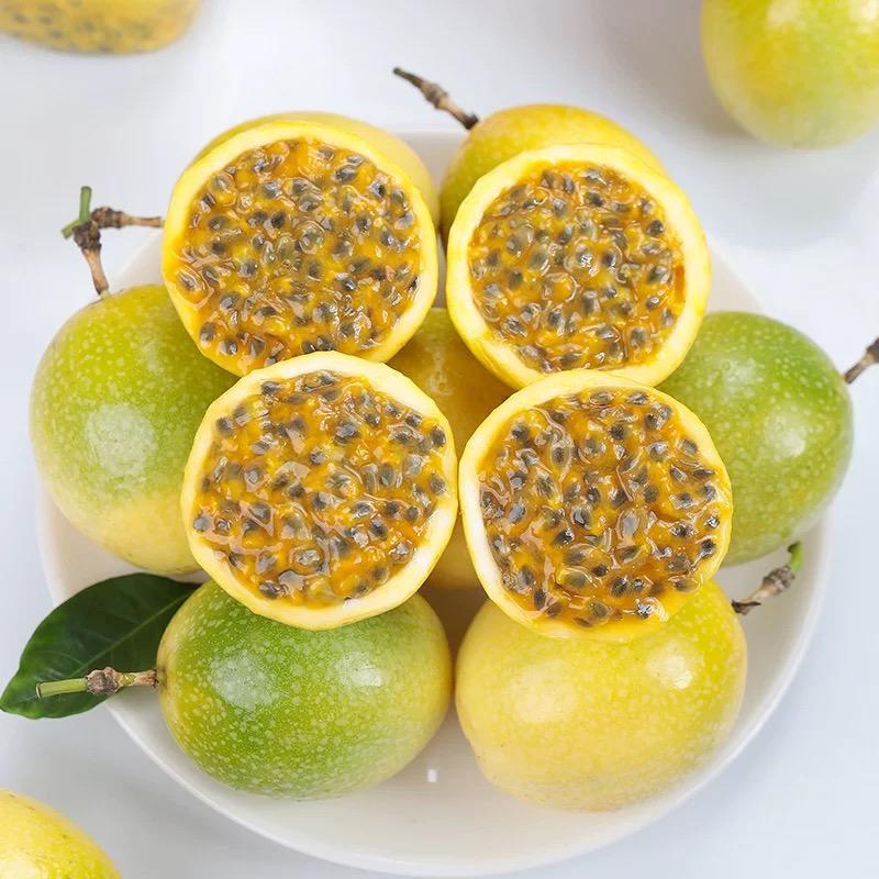 黄金百香果5斤装鲜果广西现摘黄皮西番莲鸡蛋果新鲜孕妇10斤水果