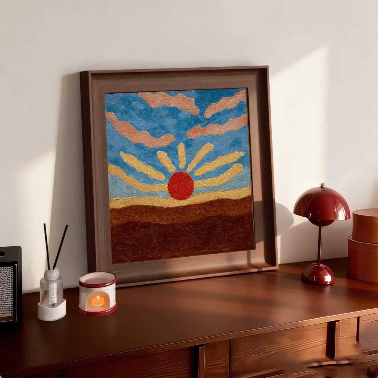 法式中古风背有靠山高级感装饰画客厅餐厅玄关卧室床头摆件画挂画,家居饰品,现代装饰画,淘宝优惠券,粉丝福利购,淘宝优惠卷