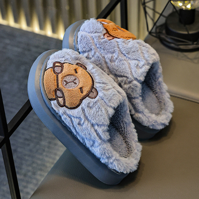 儿童冬季新款防滑棉拖鞋