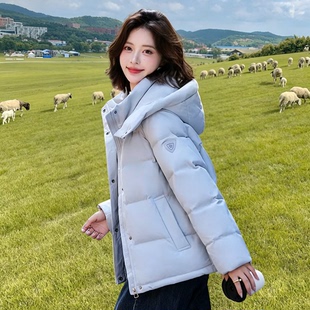 羽绒棉服女短款2026冬季新款加厚棉袄宽松韩版面包服ins棉衣外套