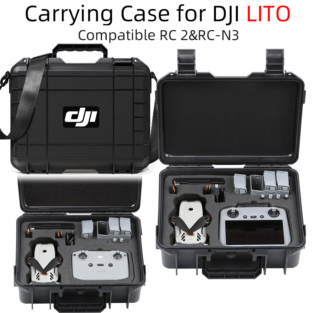 适用大疆DJI Lito 1/X1带屏防水箱防爆安全手提收纳盒无人机配件