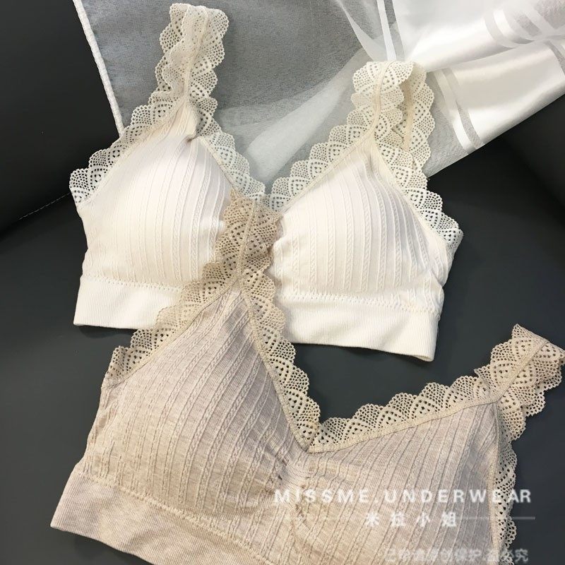 一片式裹胸枫之欣无钢托纯棉美背