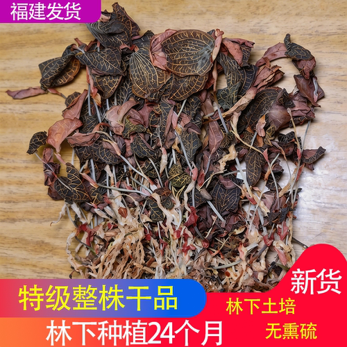 正宗 福建 南靖土楼  特级 林下 整株 金线莲 干品 金线莲养生茶