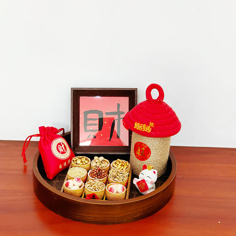 新中式国风五谷丰登玄关招财摆件客厅电视柜装饰品入宅搬家乔迁,家居饰品,桌面摆件,淘宝优惠券,粉丝福利购,淘宝优惠卷