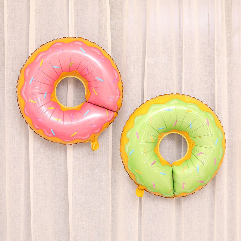 冰淇淋甜甜圈蛋筒造型铝膜气球