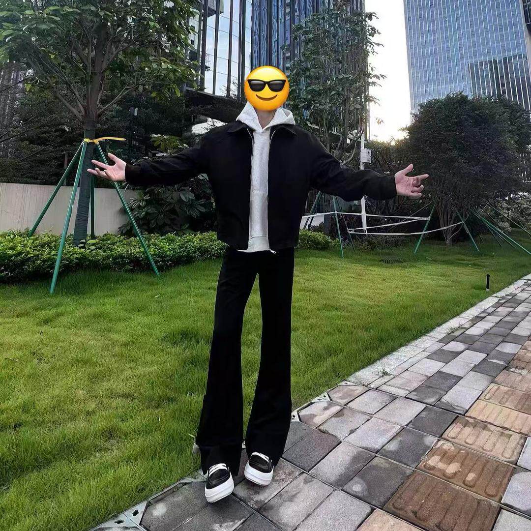 2026春夏季cleanfit微喇弯刀517版型西裤男显瘦显高修身直筒裤