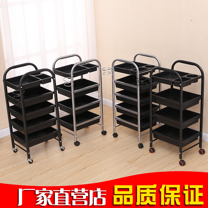 复古美发车发廊手推车杠车特价包邮美容小推车理发店烫染工具车