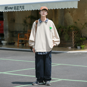 320克 2025秋季新款cityboy华夫格假两件卫衣外套 W2207-P58 控78图片