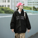 300克重50%棉2025秋季新款cityboy宽松印花开衫卫衣W2208-P68控88，男装卫衣，电商A036A