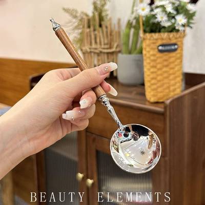 黄花梨仿木手柄316不锈钢主餐