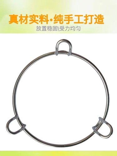 实心加厚304不锈钢厨房锅架防烫隔热炒锅砂锅架圆形多功能手工