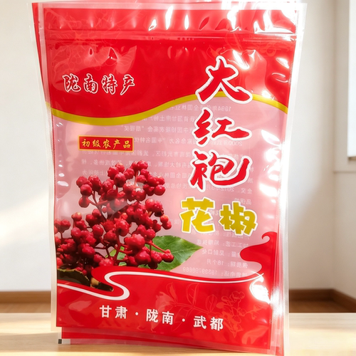 甘肃武都大红袍花椒包装袋自封袋陇南花椒袋250克/500克通用