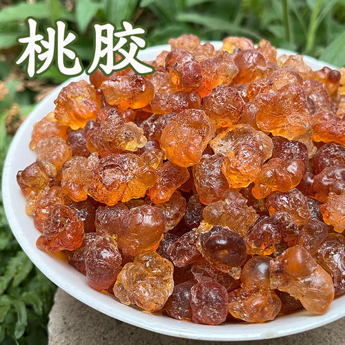 小伙子家的野生桃胶后山桃花250