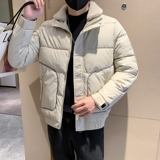 冬季新款皮棉衣男加厚可拆羊羔毛领立领修身痞帅棉袄PM01-P148，男装棉衣，电商D323（原B261）