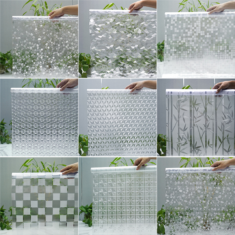 静电免胶窗户玻璃贴纸透光不透明