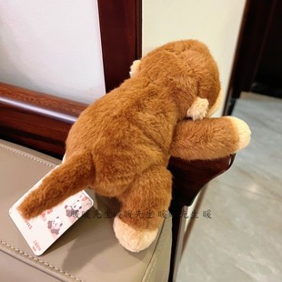 非常宝贝正版趴趴三姿水獭玩偶挂件毛绒公仔可爱安抚桌伴挂饰玩具