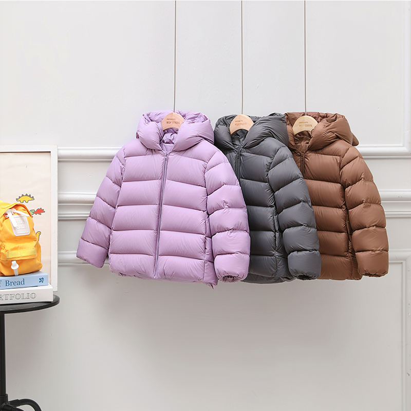 中小童面包服加厚羽绒服外套