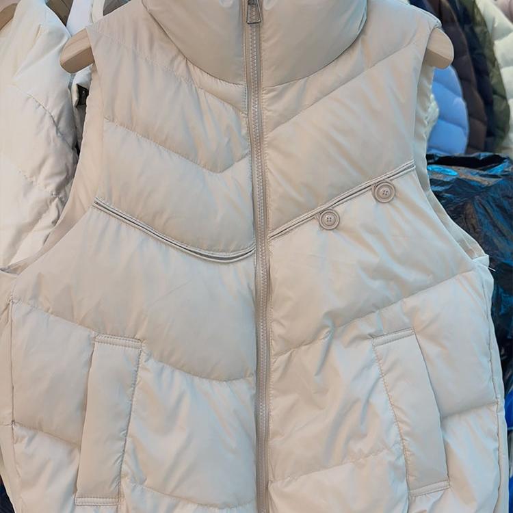 福利清仓立领小个子羽绒马甲背心